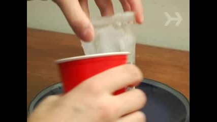 Как да направим ледена чаша.