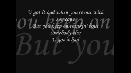 Usher - U Got It Bad with Lyrics