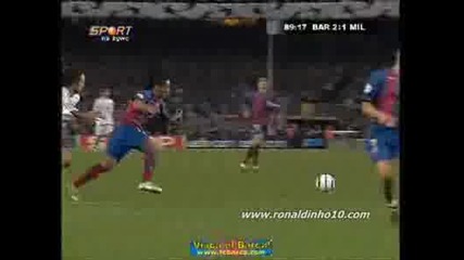 Ronaldinho Milan - Barca