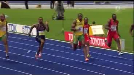 958 Usain Bolt 100 M World Record Berlin 2009
