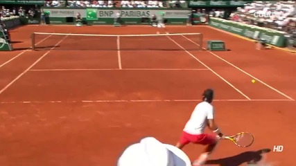 Nadal vs Djokovic - Roland Garros 2013 - Hot Shot [13]