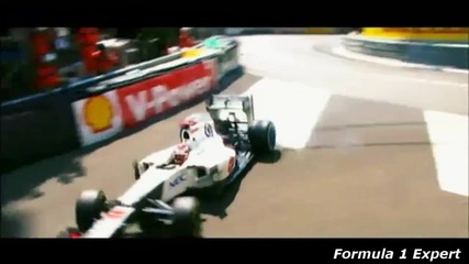 F1 Гран при на Монако 2012 - избрани моменти от Fp 3 [hd]