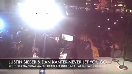 Justin Bieber and Dan Kanter - Never Let You Go - Live 