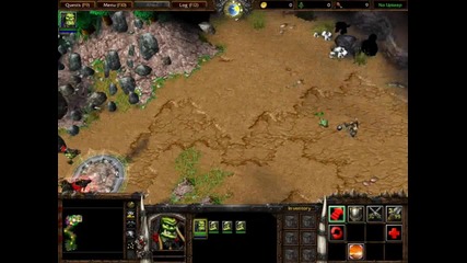 Warcraft 3 Regn of Chaos. Orc Campaing Gameplay