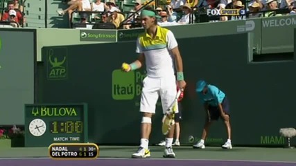 Nadal vs Del Potro - Miami 2009! - The Full Match! - Part 5/13!