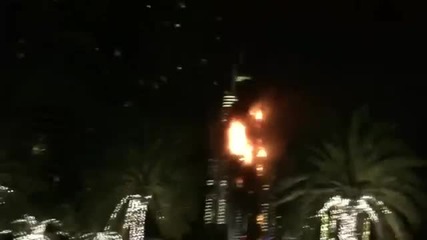 Фоерверките в Дубай предизвикаха пожар