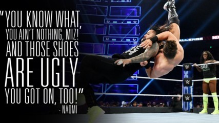 Naomi tries to get inside Miz's head in intense WWE MMC Playoffs