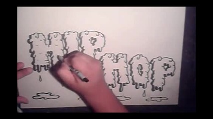 step by step how to draw graffiti letters *hd*