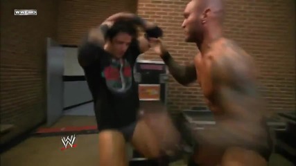Randy Orton Attacks Wade Barrett Wwe Smackdown 12_23_11