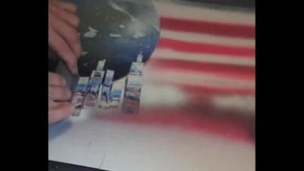 Twin Towers - Spray Paint Art