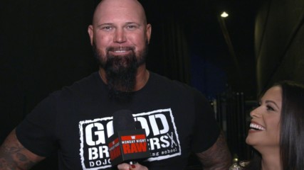Luke Gallows does a pitch-perfect Howard Finkel impression before Raw 25: WWE.com Exclusive, Jan. 22, 2018