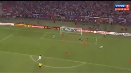 Гърция победи Русия с 1:0 и се класира напред!!! Евро 2012