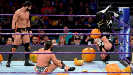 Mustafa Ali vs. Ariya Daivari vs. Tony Nese vs. Gran Metalik - Fright Night Fatal 4-Way Match: WWE 205 Live, Oct. 31, 2017