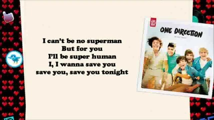 One Direction - Save you tonight