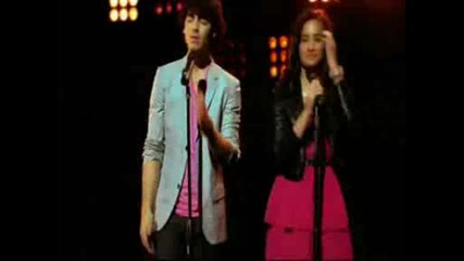 jonas brothers, demi lovato, miley and selena - send it on 