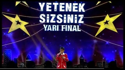 Yetenek Sizsiniz Turkiye - Sahin Kendirici ( Kal Benim Icin & Isyan ) Yari Final Performansi '2014'