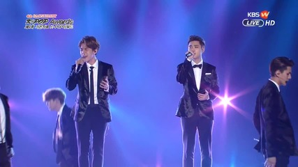 Exo - Moonlight @ 150128 Kbs Gaon Chart K-pop Awards
