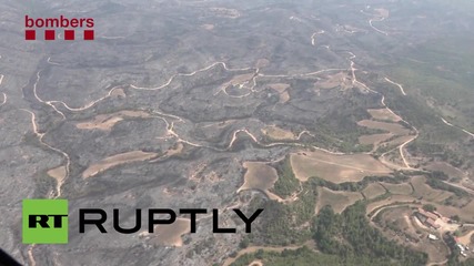 Spain: Wildfire in Odena devastates over 1200 hectares