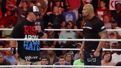 John Cena Says It Dosen't Matter What You Think On The Rock