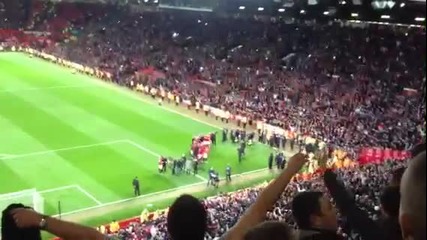 We are the champions - Manchester United fans