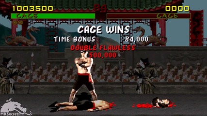 Mk1 - Fatality - Johnny Cage - Two Heads