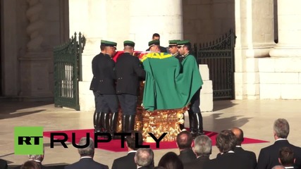 Portugal: Football legend Eusebio laid to rest in National Pantheon