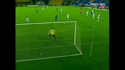 Левски 2 - 0 Баку ( Йовов и Христов голове )