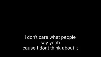 Emily Osment - I dont think about it (with lyrics)
