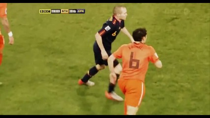 1-0 за Испания срещу Холандия на Световното първенство 2010