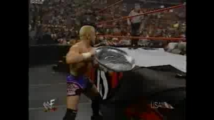 W W F Raw is War - Crash Holly vs Gerald Brisco - Hardcore Title