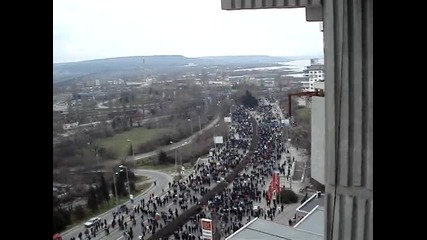 Протестът в Варна на Аспарухов Мост ! част 2