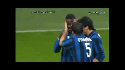 Inter Fiorentina 2 - 0 Balotelli goal 
