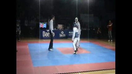 Taekwondo Galeb Belgrade Trophy 2010 Finale -63kg, Jovanovic Nikola - Dalakliev Vladimir