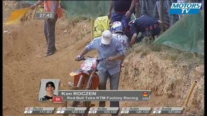 Chute Roczen Mx Gp Portugal 2011