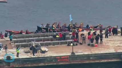 2 People Chained to Shell Ship North of Seattle