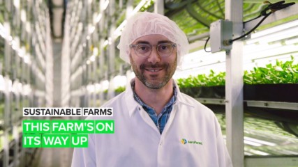 Sustainable Farm: AeroFarms has only one way to go, and that's up!