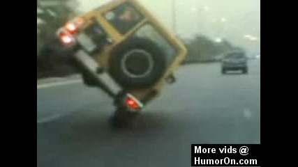 Nissan Patrol riding на 2 Гуми !!! 