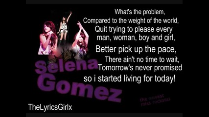 Selena Gomez the Scene - Intuition (with Lyrics On Screen) 