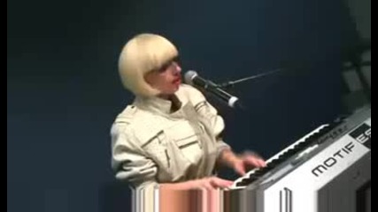Lady Gaga - Paparazzi (acoustic) [live on Nova Radio]
