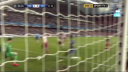 Челси - Атлетико Мадрид 1-3 Гол на Иванович