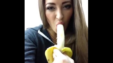 Girl Sucking Banana Vine