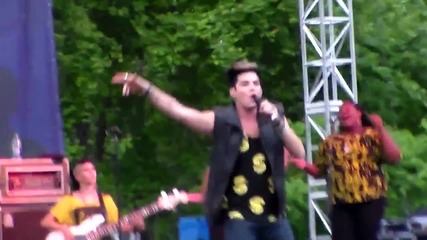 Adam Lambert - naked Love (live at Six Flags New England - May 26, 2012)