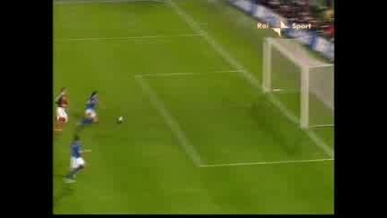 Italy - German 4:1 Toni Goal