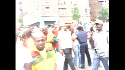 Феновете на Гана в Ню Йорк след победата над Сащ ! 