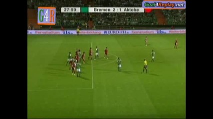 Werder - Aktobe 2 - 1 (6 - 3, 20 8 2009)