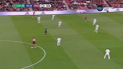 Манчестър Юнайтед - Дарби 0:1 /първо полувреме/