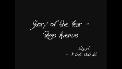 Story Of The Year - Page Avenue (превод)