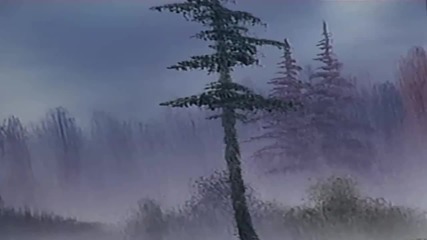 S14 Радостта на живописта с Bob Ross E02 - поляна с поток ღобучение в рисуване, живописღ