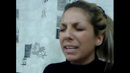 Polina_ex singing Turn my swag on