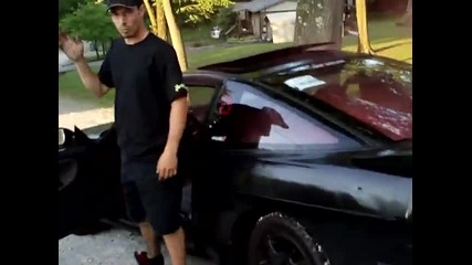 240sx Red Burnout